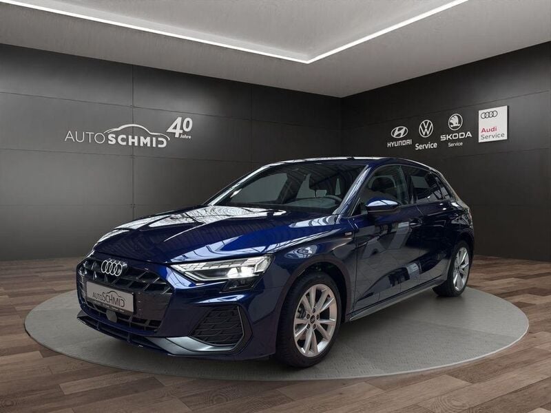 Neu Audi A3 S-Line 150 PS (110 kW) 2025 Navarrablau metallic Limousine