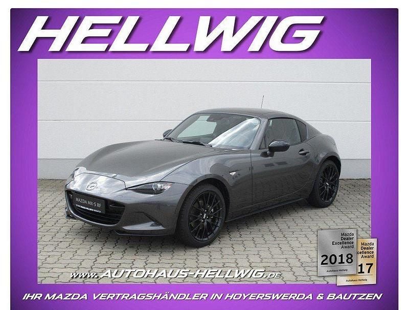 Machine grey metallic Gebraucht 2021 Mazda MX5 Edition Cabrio | 27.880 € (Fairer Preis) - Bild 1/4