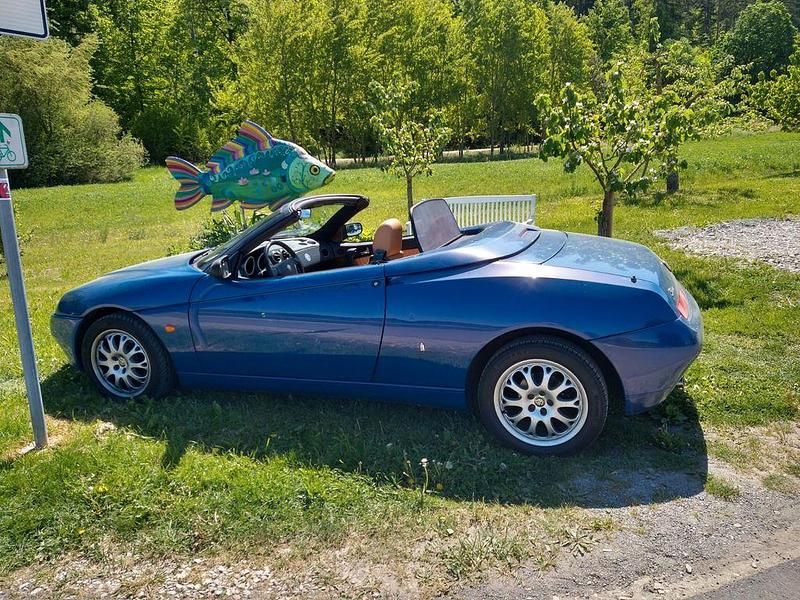 Blau Gebraucht 2000 Alfa Romeo Spider Lusso Cabrio | 4.800 € (Teuer) - Bild 1/4