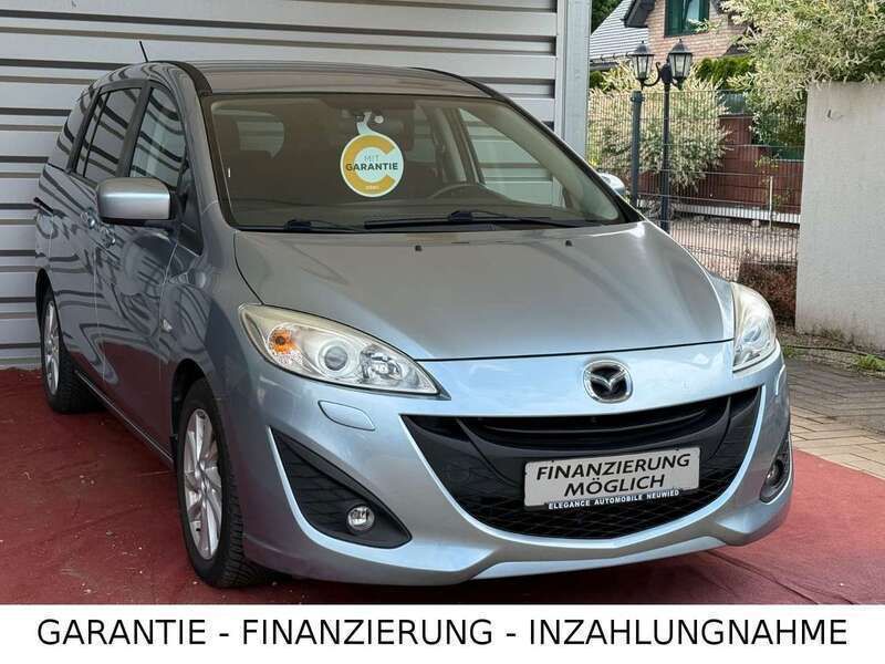Okeanosblau metallic Gebraucht 2010 Mazda 5 Center-Line Van / Kleinbus | 11.650 € - Bild 1/4