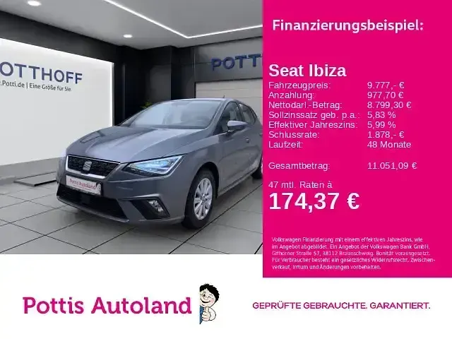 Gebraucht Seat Ibiza Style 95 PS (69 kW) 2017 Kleinwagen