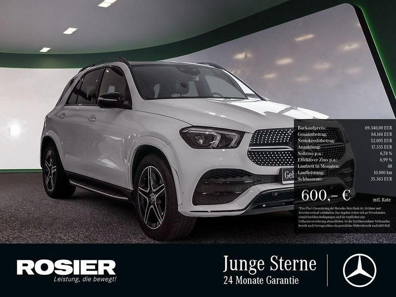 Weiss / polarweiß Gebraucht 2021 Mercedes GLE400 AMG line SUV | 69.340 € (Guter Preis) - Bild 1/4