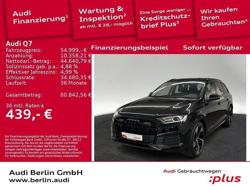 Gebraucht Audi Q7 Ambiente 231 PS (169 kW) 2023 Mythosschwarz metallic SUV