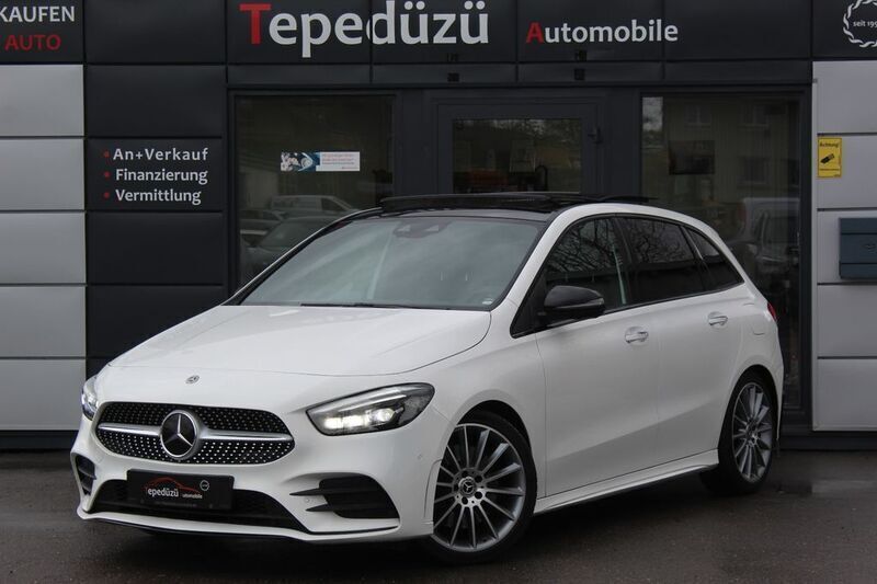 Weiß Gebraucht 2019 Mercedes B250 AMG line Van / Kleinbus | 25.999 € (Guter Preis) - Bild 1/4