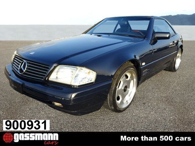 Blau Gebraucht 1997 Mercedes SL320 Cabrio | 22.491 € (Guter Preis) - Bild 1/4