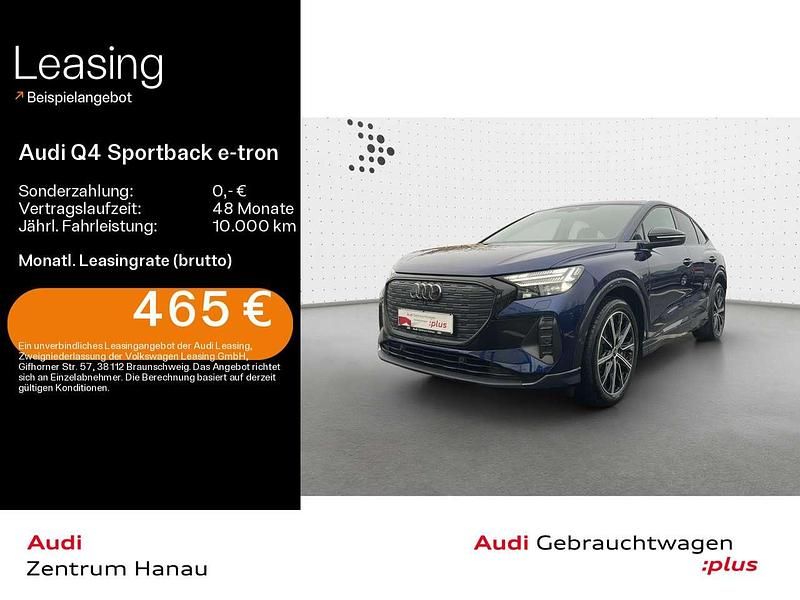 Navarrablau metallic Gebraucht 2025 Audi Q4 e-tron Advanced SUV | 51.799 € - Bild 1/2