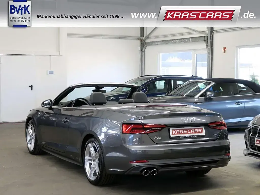Gebraucht Audi A5 Cabriolet S-line plus 190 PS (139 kW) 2017 Daytonagrau perleffekt Cabrio