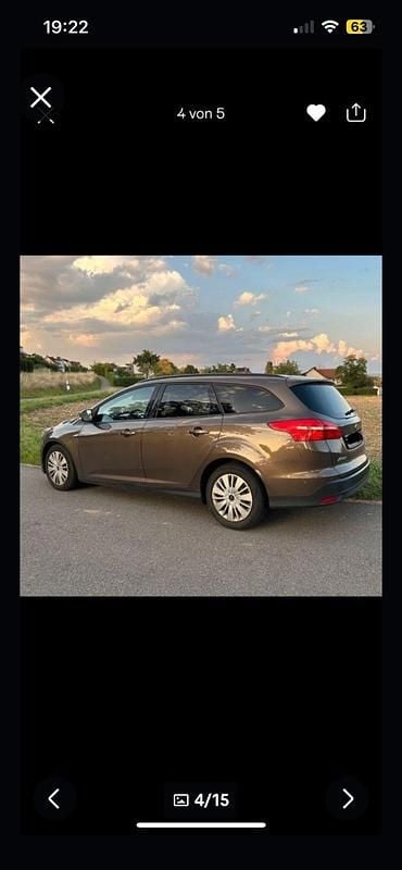 Używany Ford Focus 125 KM (91 kW) 2018 Brązowy Kombi