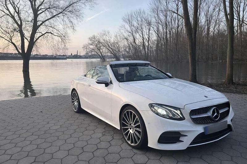 Gebraucht Mercedes E200 AMG line 185 PS (136 kW) 2018 Weiß Cabrio
