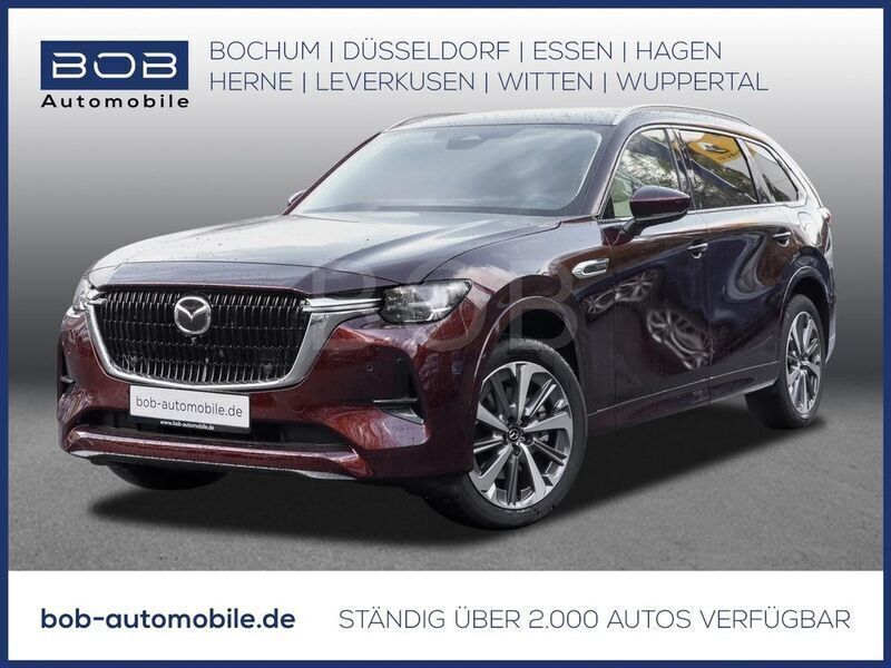 Rot Gebraucht 2024 Mazda CX-80 Takumi-Line SUV | 51.666 € (Teuer) - Bild 1/2