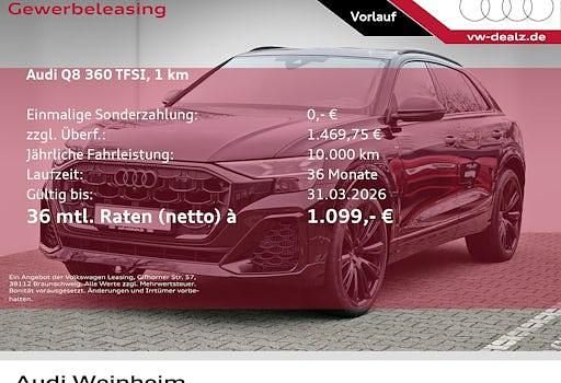 Schwarz Neu 2026 Audi Q8 Comfort SUV | 116.949 € (Fairer Preis) - Bild 1/4