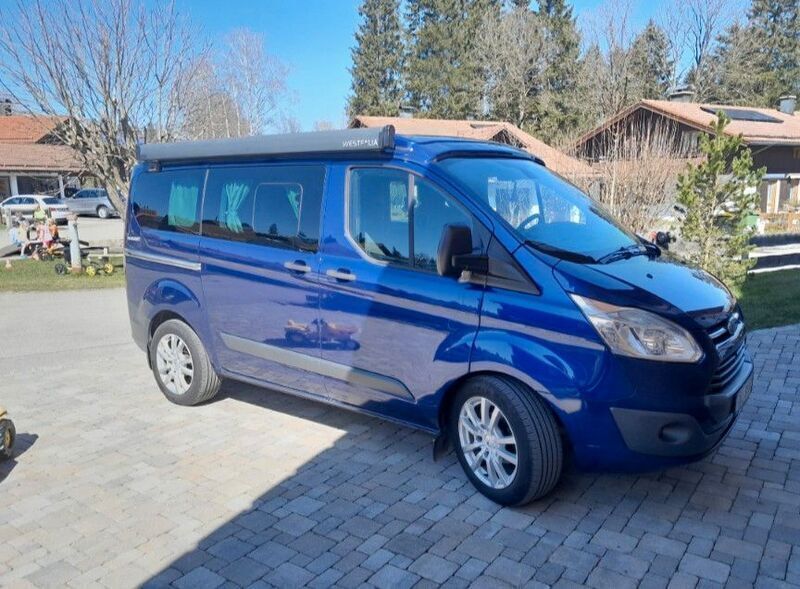 Blau Gebraucht 2016 Ford Transit Custom Nugget Van / Kleinbus | 31.990 € (Fairer Preis) - Bild 1/4