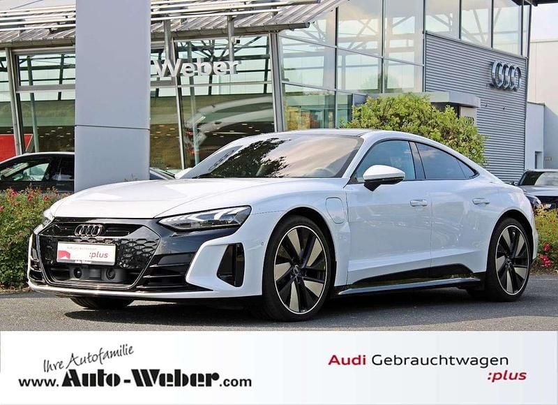 Suzukagrau metallic Gebraucht 2021 Audi e-tron GT quattro Ambiente Limousine | 51.900 € (Fairer Preis) - Bild 1/4