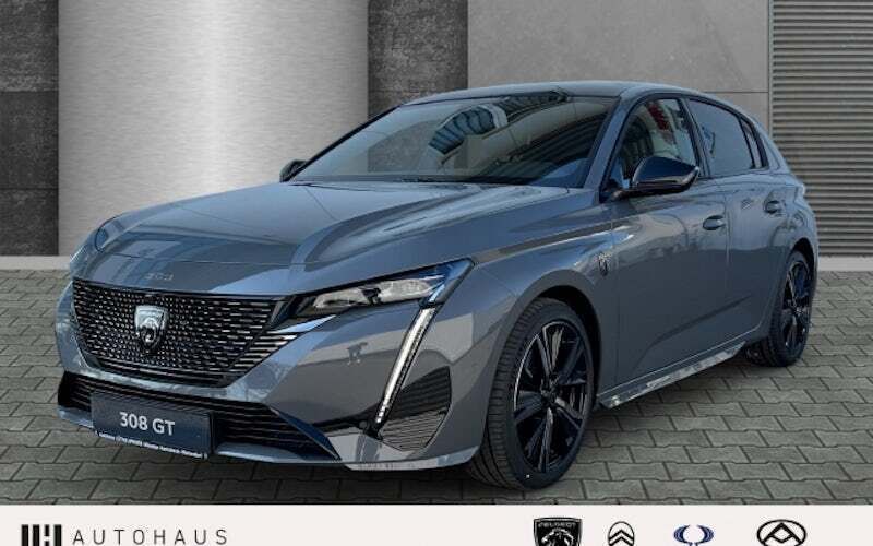 Grau Neu 2025 Peugeot 308 GT Limousine | 39.690 € - Bild 1/4