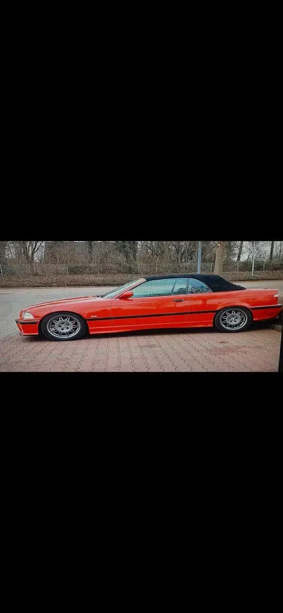 Gebraucht BMW 320 Cabriolet 150 PS (110 kW) 1997 Rot Cabrio