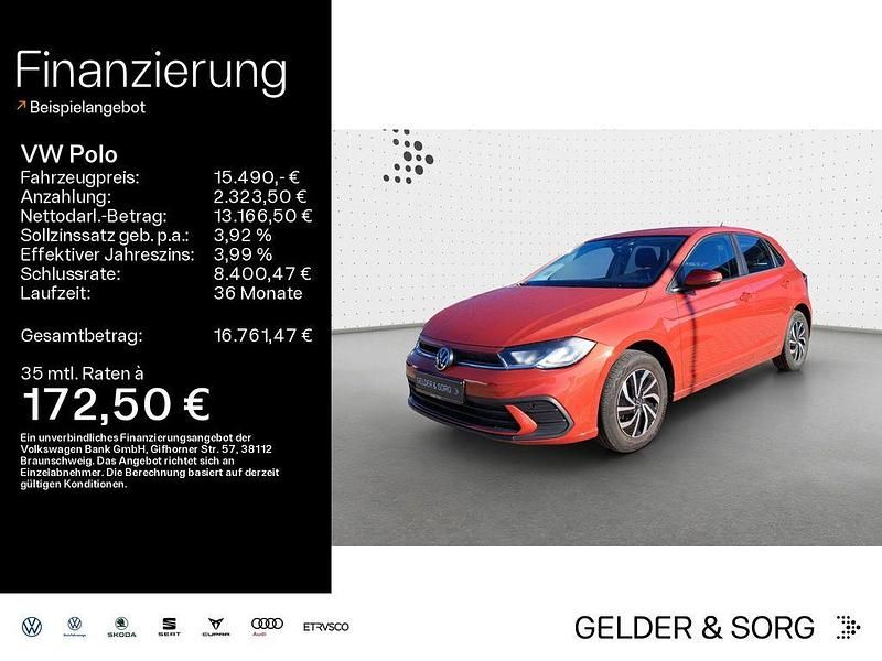 Kings red metallic Gebraucht 2022 VW Polo Limousine | 15.490 € (Fairer Preis) - Bild 1/4