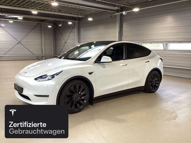 Weiß Gebraucht 2022 Tesla Model Y Performance SUV | 36.800 € (Guter Preis) - Bild 1/4