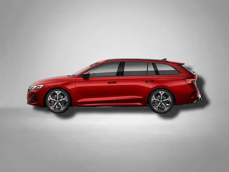 Neu Skoda Octavia RS 265 PS (194 kW) 2025 Cinnamon red metallic cinnamon red metallic Kombi
