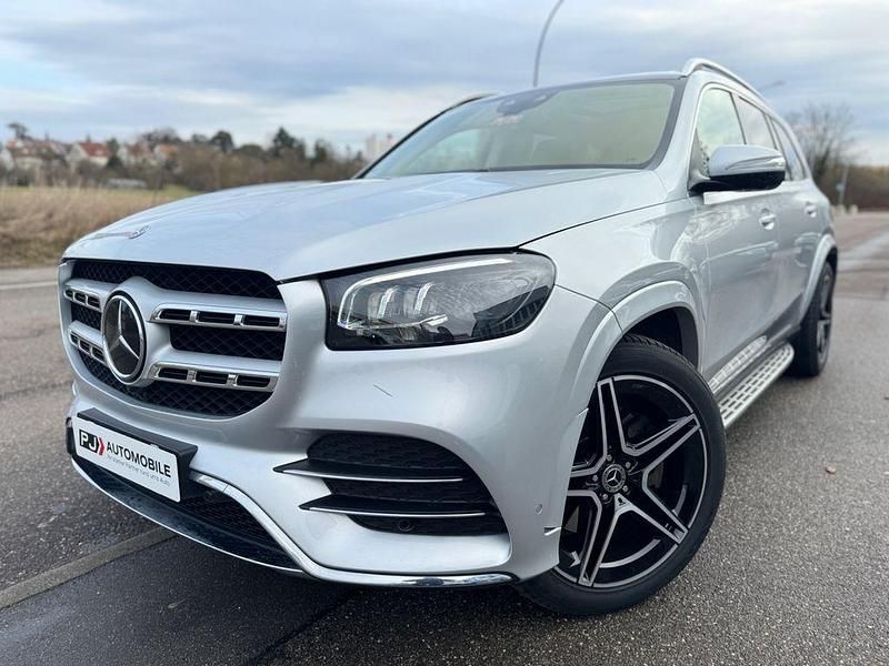 Silber Gebraucht 2020 Mercedes GLS580 AMG line SUV | 64.999 € (Fairer Preis) - Bild 1/4