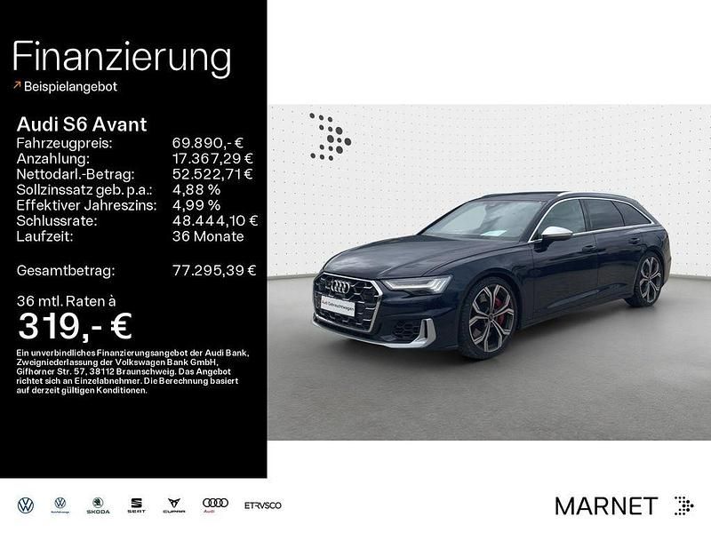 Blau Gebraucht 2024 Audi S6 Sport Kombi | 68.890 € (Fairer Preis) - Bild 1/4