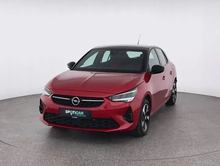 Chili rot/kardio rot Gebraucht 2023 Opel Corsa-e GS Line Kleinwagen | 19.970 € (Guter Preis) - Bild 1/4