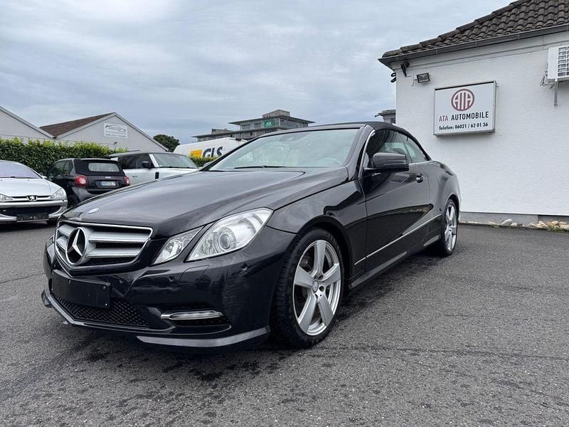 Schwarz Gebraucht 2012 Mercedes E250 AMG Cabrio | 8.975 € (Superpreis) - Bild 1/4