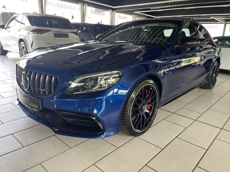 Brillantblau metallic Gebraucht 2020 Mercedes C63S AMG AMG Limousine | 69.999 € - Bild 1/4