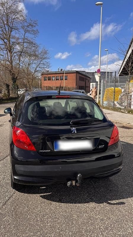 Gebraucht Peugeot 207 73 PS (53 kW) 2007 Schwarz Kleinwagen