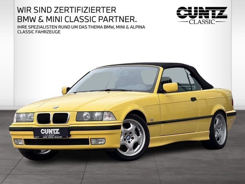 Sonderlackierung dakargelb Gebraucht 1999 BMW 320 Cabriolet Exclusive Cabrio | 29.988 € - Bild 1/4