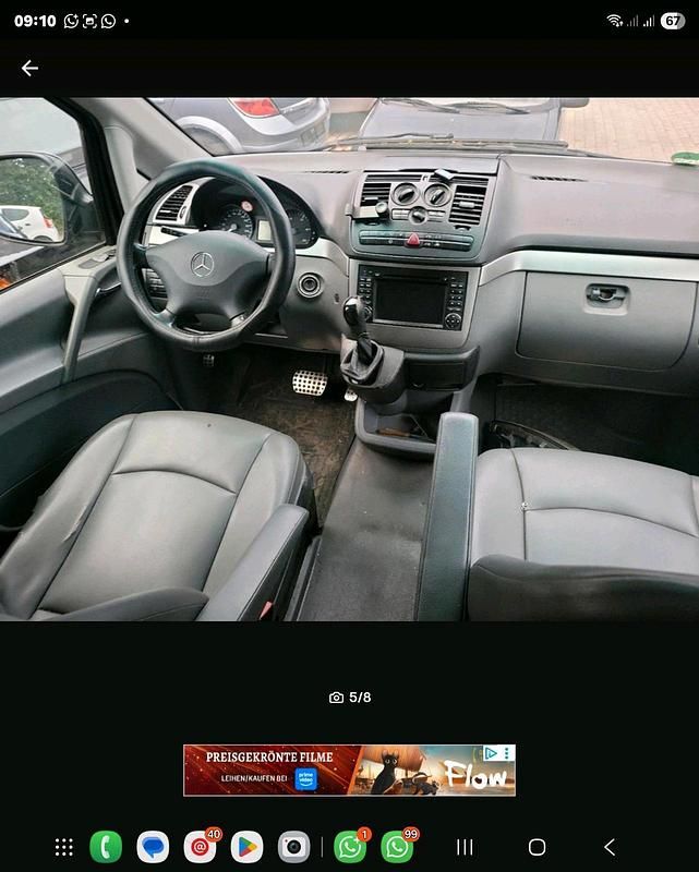 Blau Gebraucht 2025 Mercedes V300 Van / Kleinbus | 19.850 € - Bild 1/3