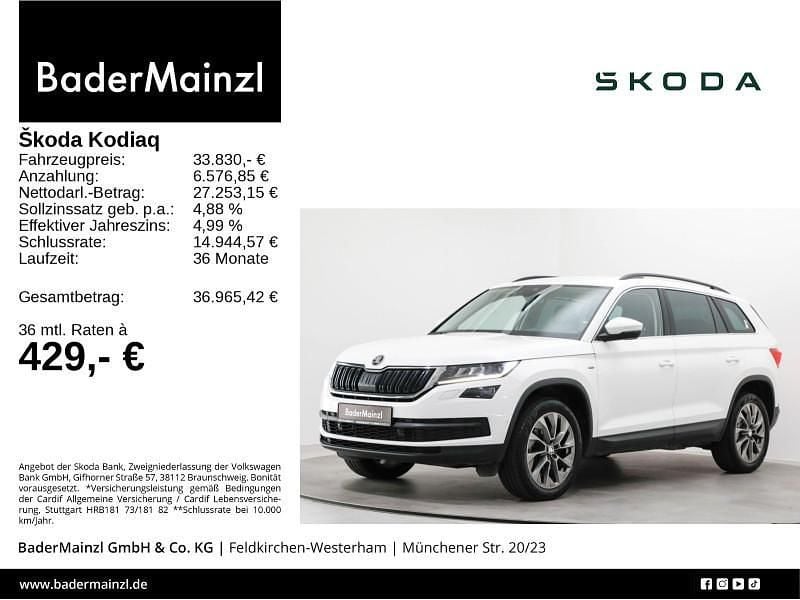Gebraucht Skoda Kodiaq Clever 200 PS (147 kW) 2021 Weiß SUV