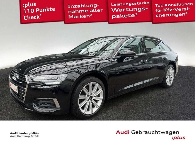 Mythosschwarz metallic Gebraucht 2022 Audi A6 Design Kombi | 31.450 € (Superpreis) - Bild 1/3