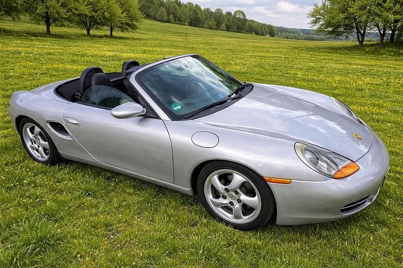 Gebraucht Porsche Boxster 220 PS (161 kW) 2002 Silber Cabrio