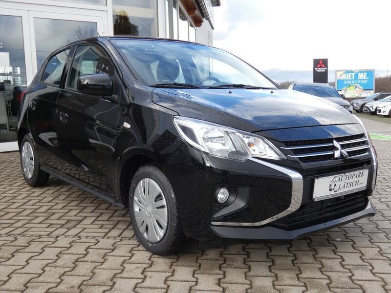 Schwarz metallic Gebraucht 2022 Mitsubishi Space Star Select Kleinwagen | 13.990 € (Teuer) - Bild 1/4