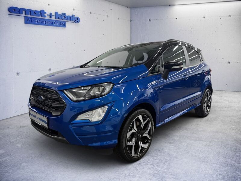 Blau Gebraucht 2019 Ford Ecosport ST-Line SUV | 15.890 € (Etwas zu teuer) - Bild 1/4