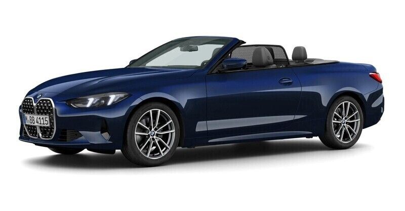 Blau Gebraucht 2024 BMW 420 Comfort Edition Cabrio | 52.537 € (Etwas zu teuer) - Bild 1/4