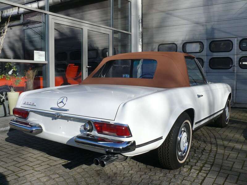 717 papürusweiß Gebraucht 1967 Mercedes SL280 Cabrio | 95.000 € - Bild 1/4