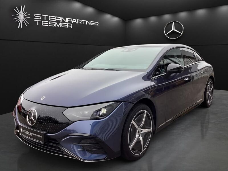 Blau Gebraucht 2023 Mercedes EQE350 AMG Limousine | 50.190 € (Fairer Preis) - Bild 1/4