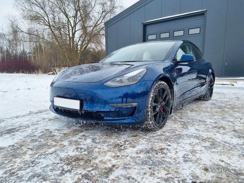 Blau Gebraucht 2022 Tesla Model 3 Performance Limousine | 22.999 € (Superpreis) - Bild 1/4