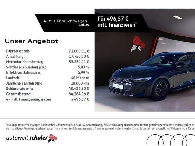 Mythosschwarz metallic Gebraucht 2025 Audi A5 Ambiente Coupé | 71.000 € (Fairer Preis) - Bild 1/4