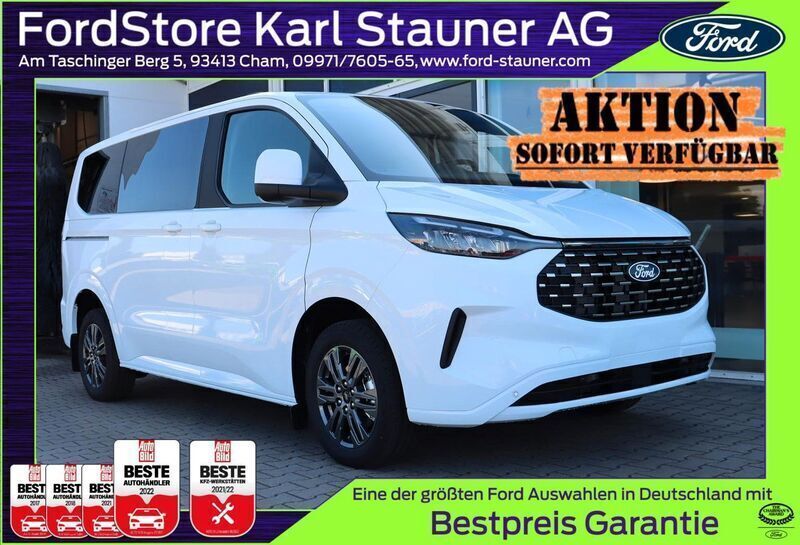 Weiß Neu 2025 Ford Tourneo Custom Titanium Van / Kleinbus | 48.980 € (Superpreis) - Bild 1/4