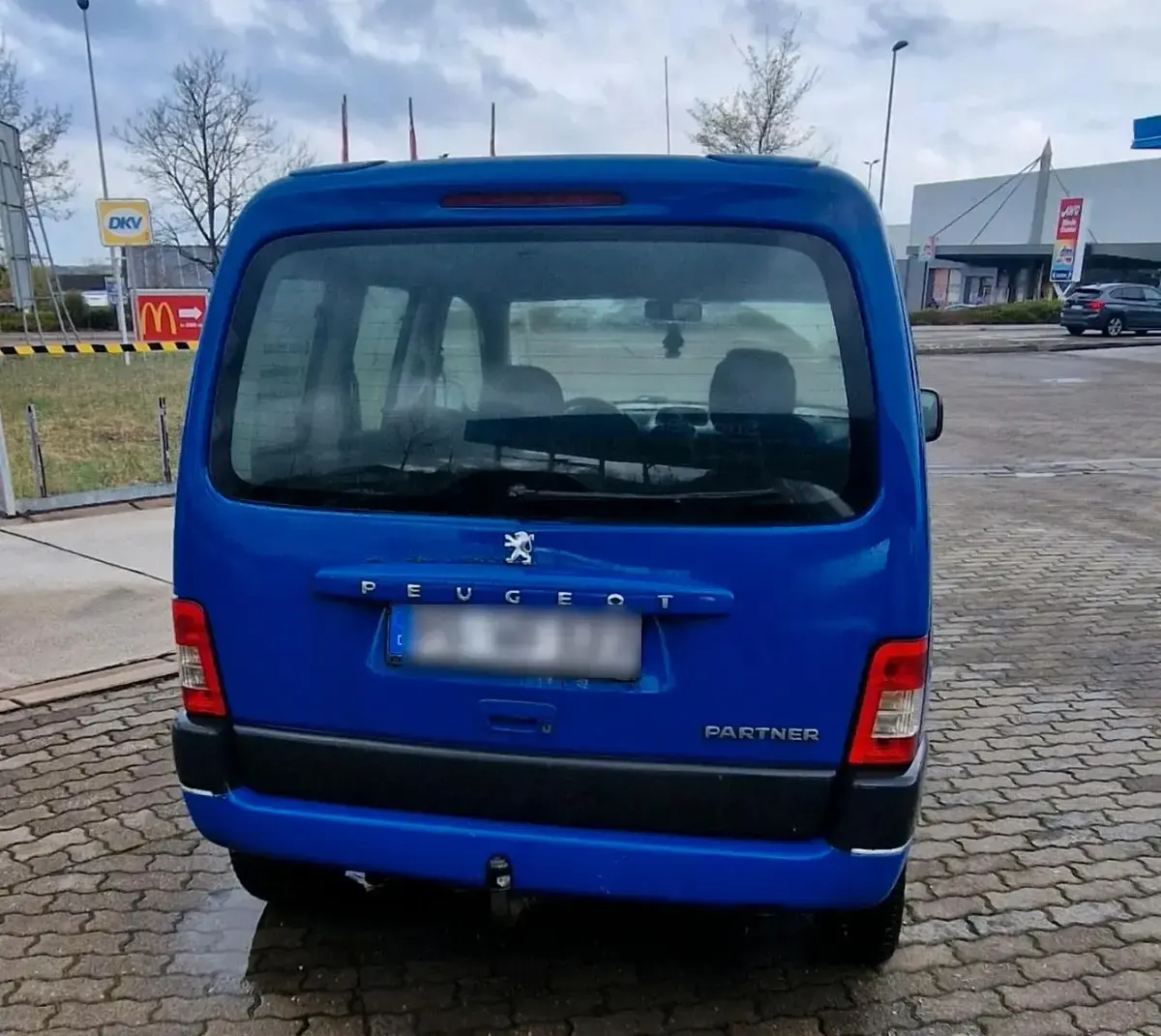 Gebraucht Peugeot Partner 90 PS (66 kW) 2007 Blau Van / Kleinbus