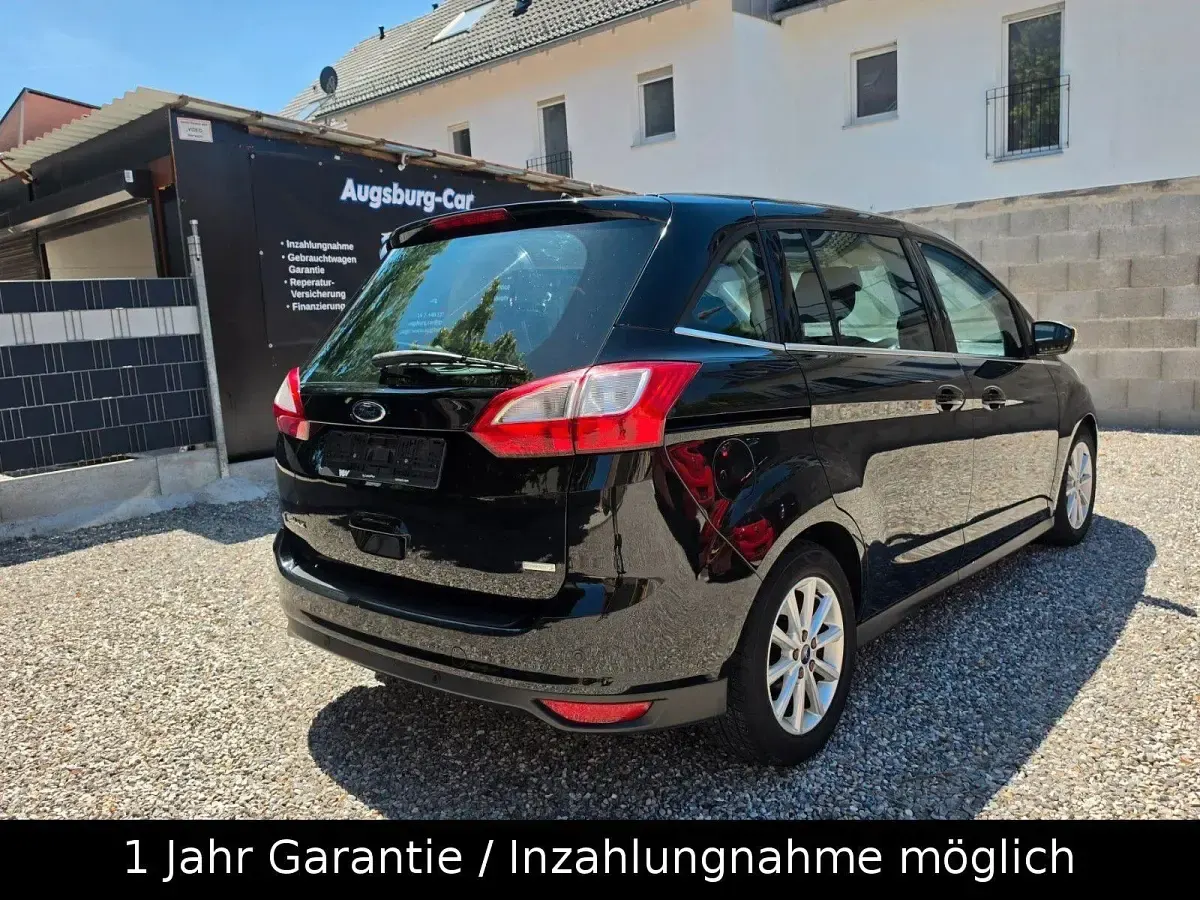 Gebraucht Ford Grand C-Max Titanium 125 PS (91 kW) 2016 Schwarz Van / Kleinbus