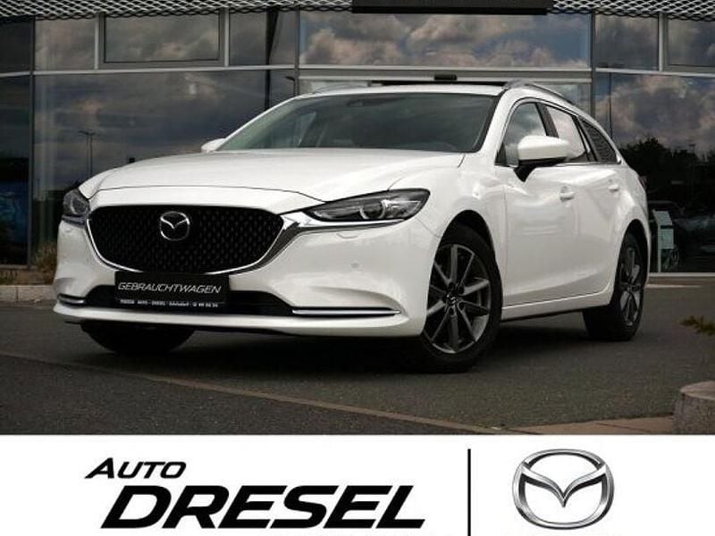 Arctic white Gebraucht 2024 Mazda 6 Center-Line Kombi | 26.350 € (Superpreis) - Bild 1/4