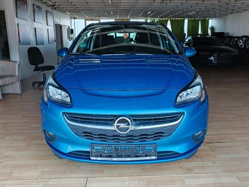Gebraucht Opel Corsa drive 90 PS (66 kW) 2016 Blau Kleinwagen