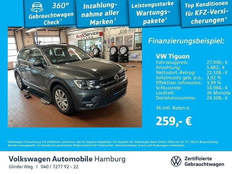 Indiumgrau metallic Gebraucht 2020 VW Tiguan Comfortline SUV | 27.990 € (Guter Preis) - Bild 1/3