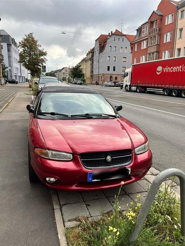 Rot Gebraucht 1998 Chrysler Stratus Cabrio | 500 € (Superpreis) - Bild 1/4