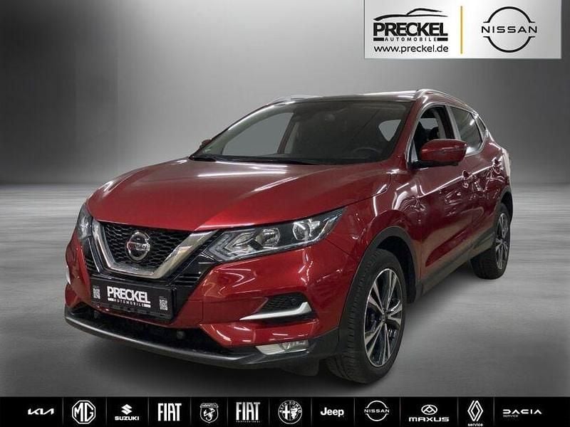 New red metallic (metallic) Gebraucht 2021 Nissan Qashqai Zama SUV | 19.470 € (Fairer Preis) - Bild 1/4
