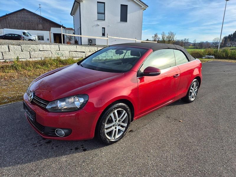 Rot Gebraucht 2011 VW Golf Cabriolet Cabrio | 6.500 € (Superpreis) - Bild 1/4