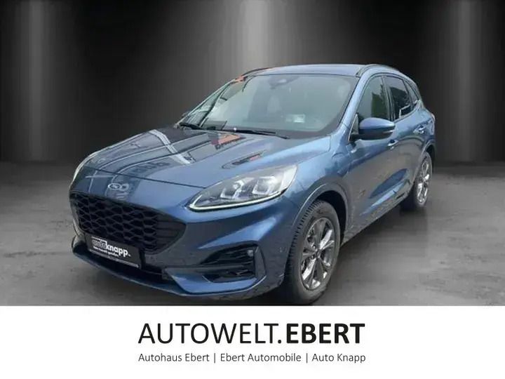 Chromablau Gebraucht 2021 Ford Kuga ST-Line SUV | 24.990 € (Fairer Preis) - Bild 1/4